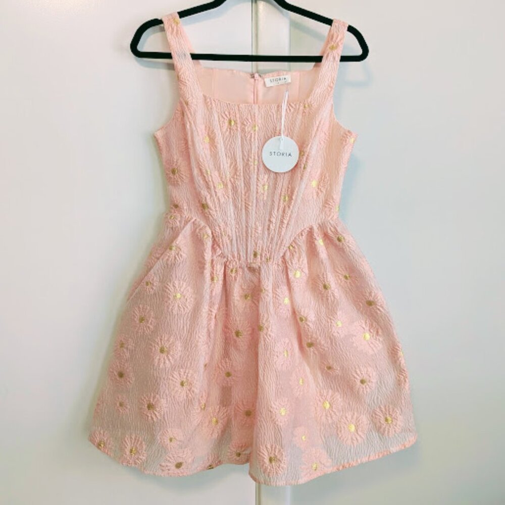 Storia Pink Corset Mini Cocktail Dress – New with Tags! 💕